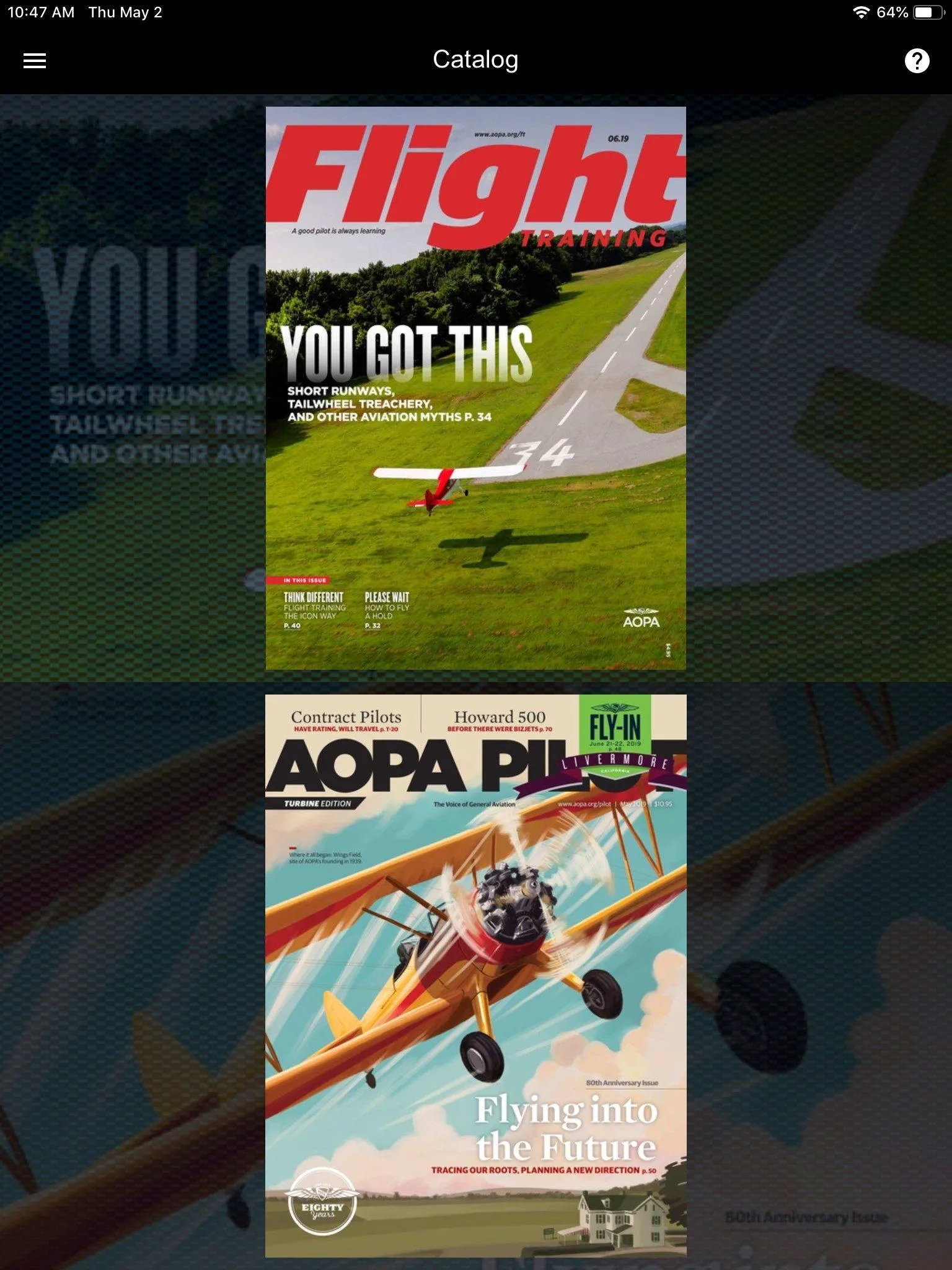 AOPA Mags | Indus Appstore | Screenshot