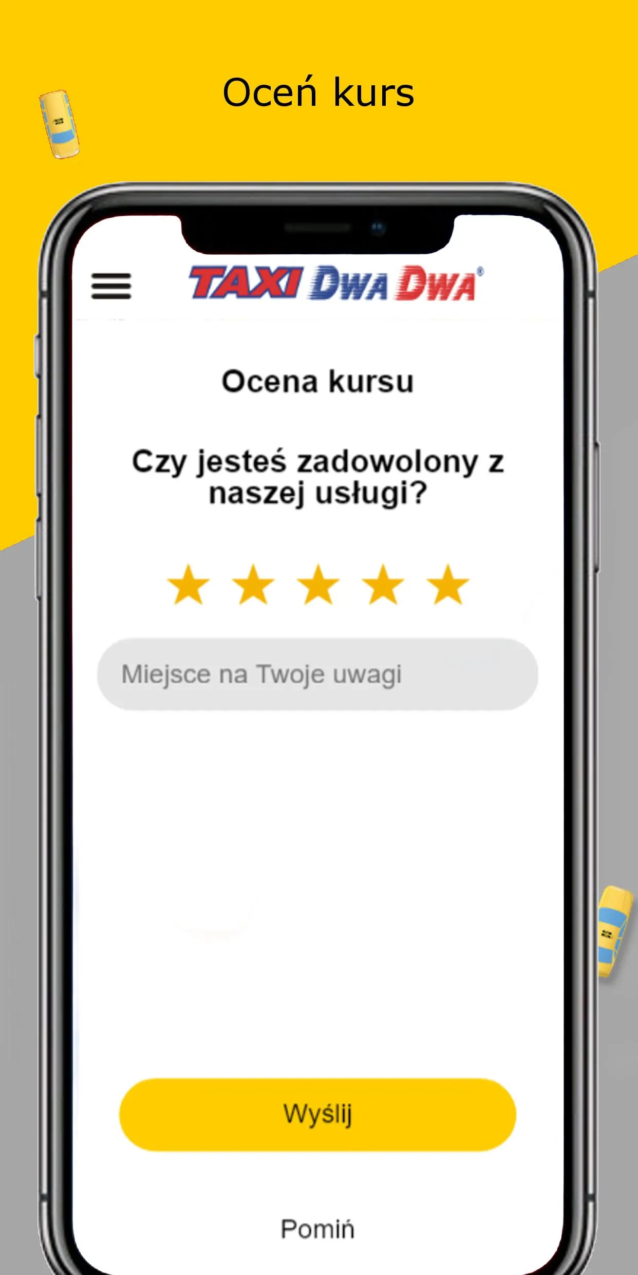 TAXI DWA DWA Łódź 196 22 | Indus Appstore | Screenshot