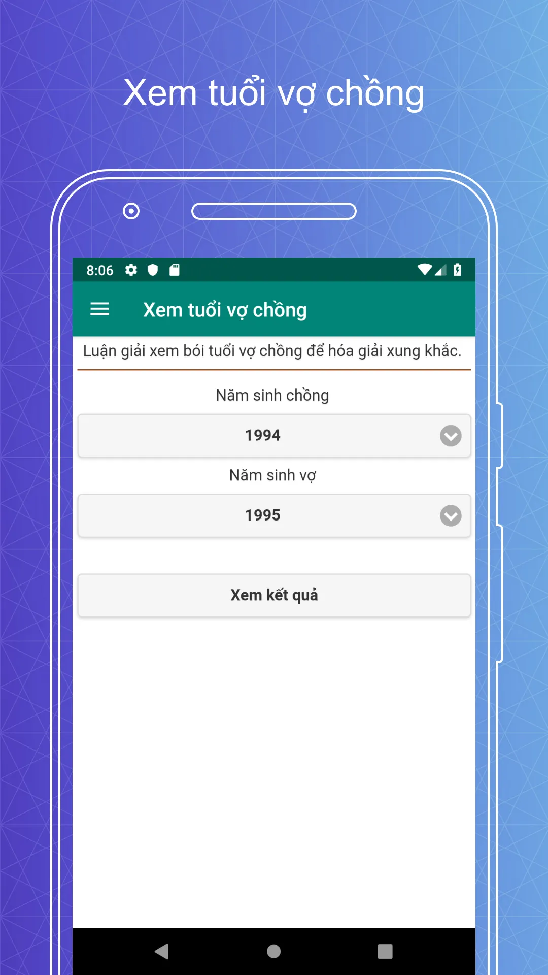 Tuổi vợ chồng trọn bộ | Indus Appstore | Screenshot