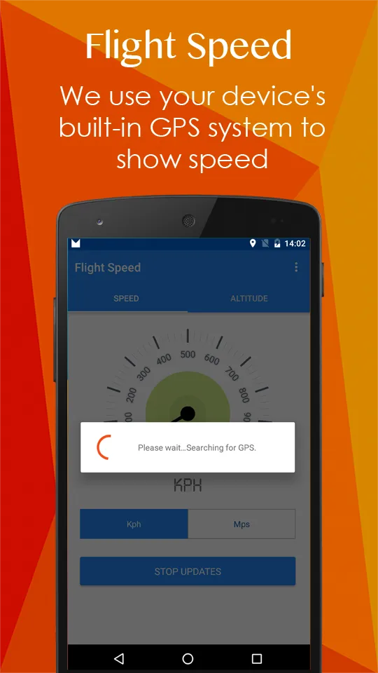 Flight Speed - GPS based meter | Indus Appstore | Screenshot