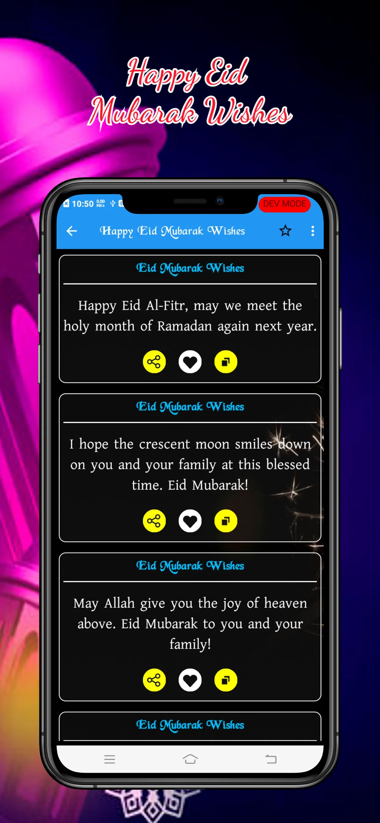 Happy Eid Mubarak Wishes 2024 | Indus Appstore | Screenshot