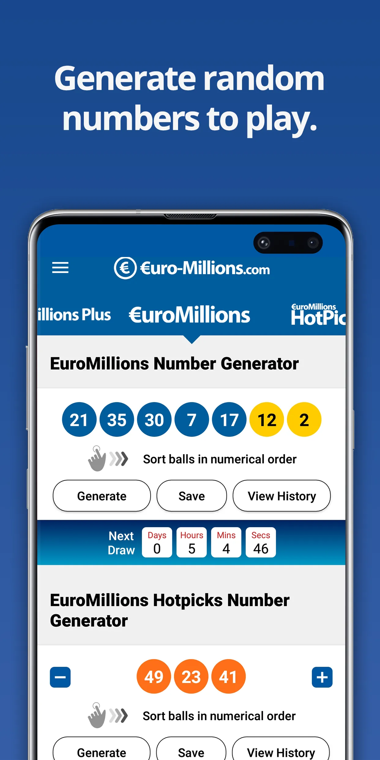 EuroMillions | Indus Appstore | Screenshot