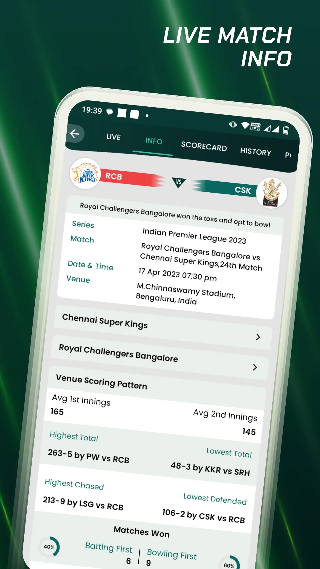 Fast Cricket Live Line | Indus Appstore | Screenshot