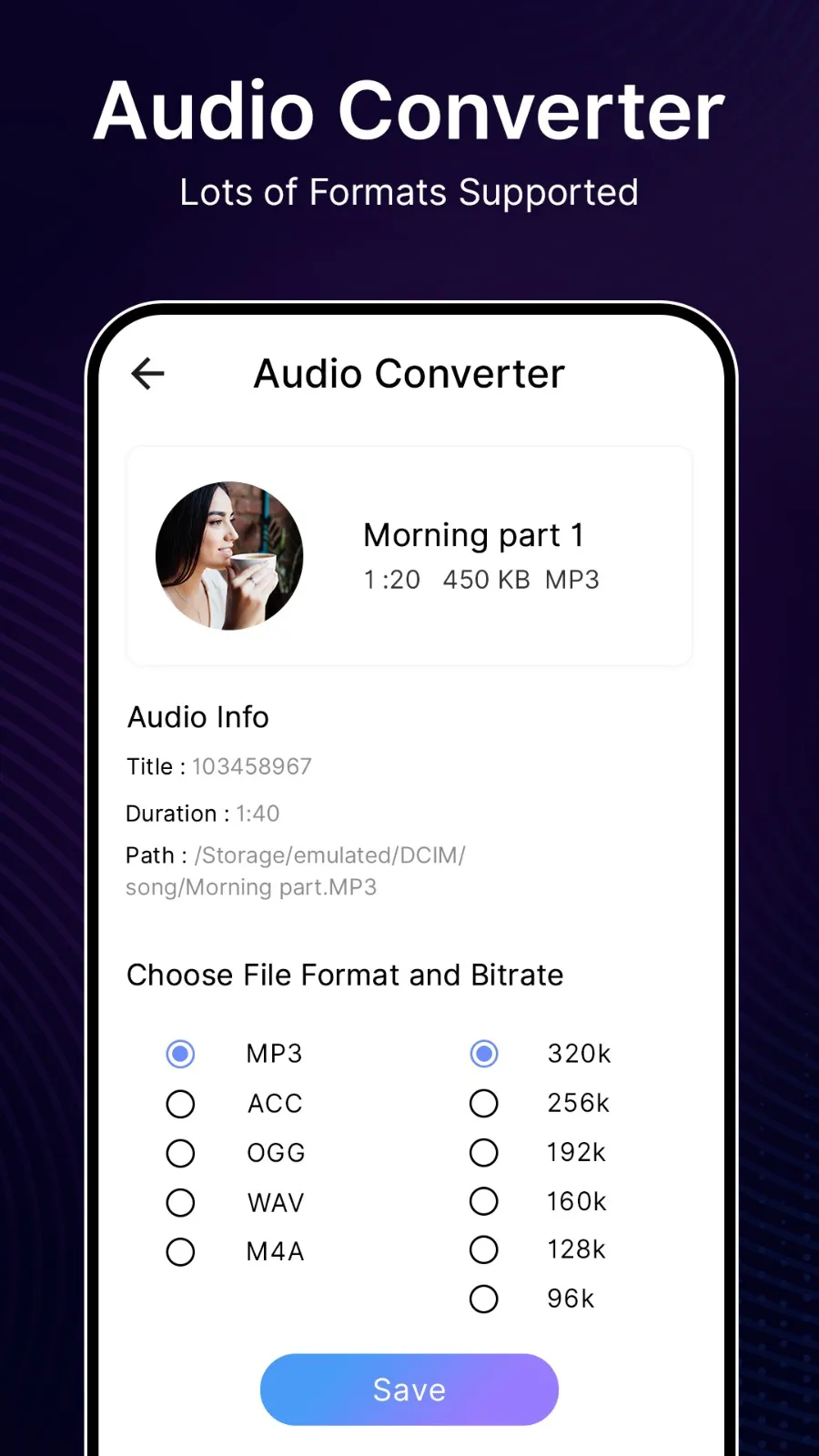 Audio Music Editor, Mp3 Cutter | Indus Appstore | Screenshot