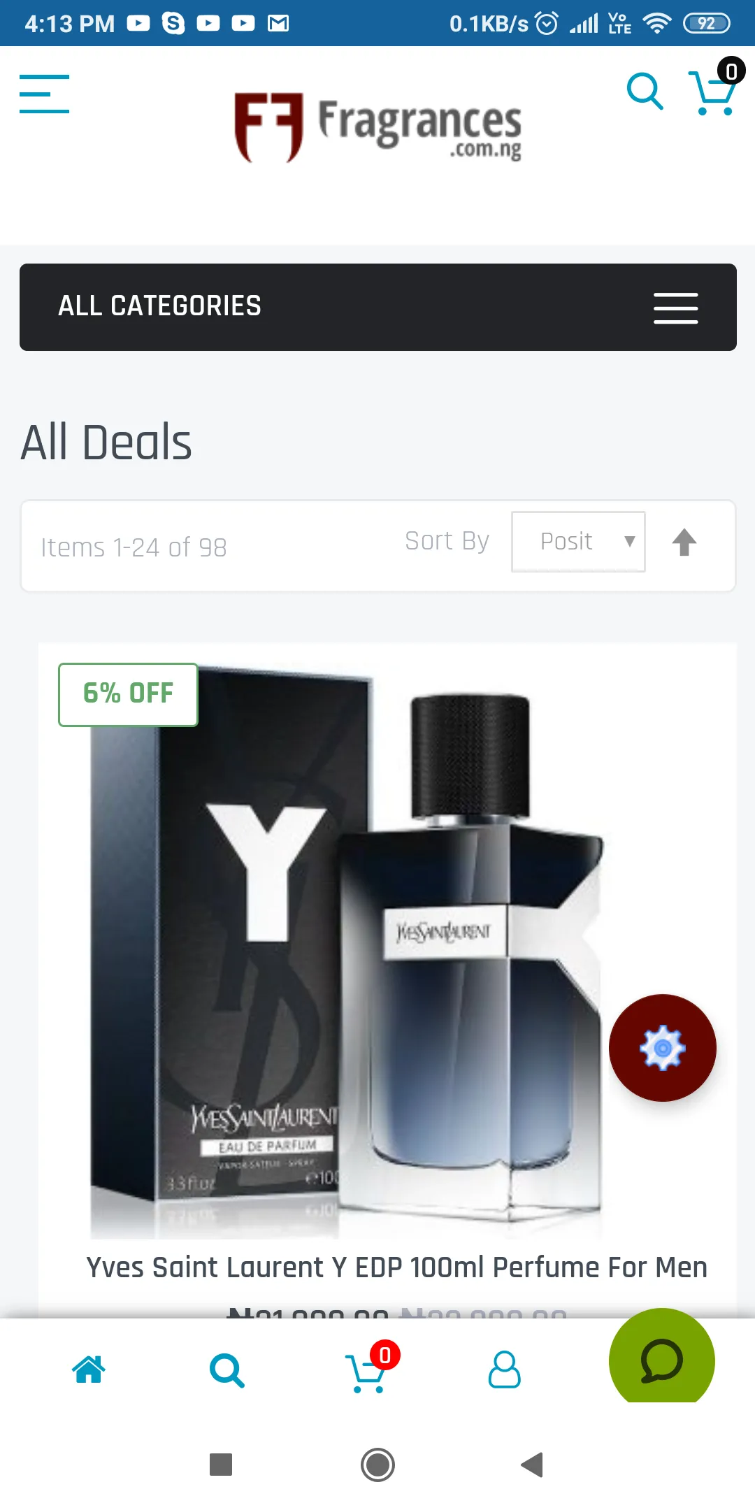 Fragrances.com.ng | Indus Appstore | Screenshot