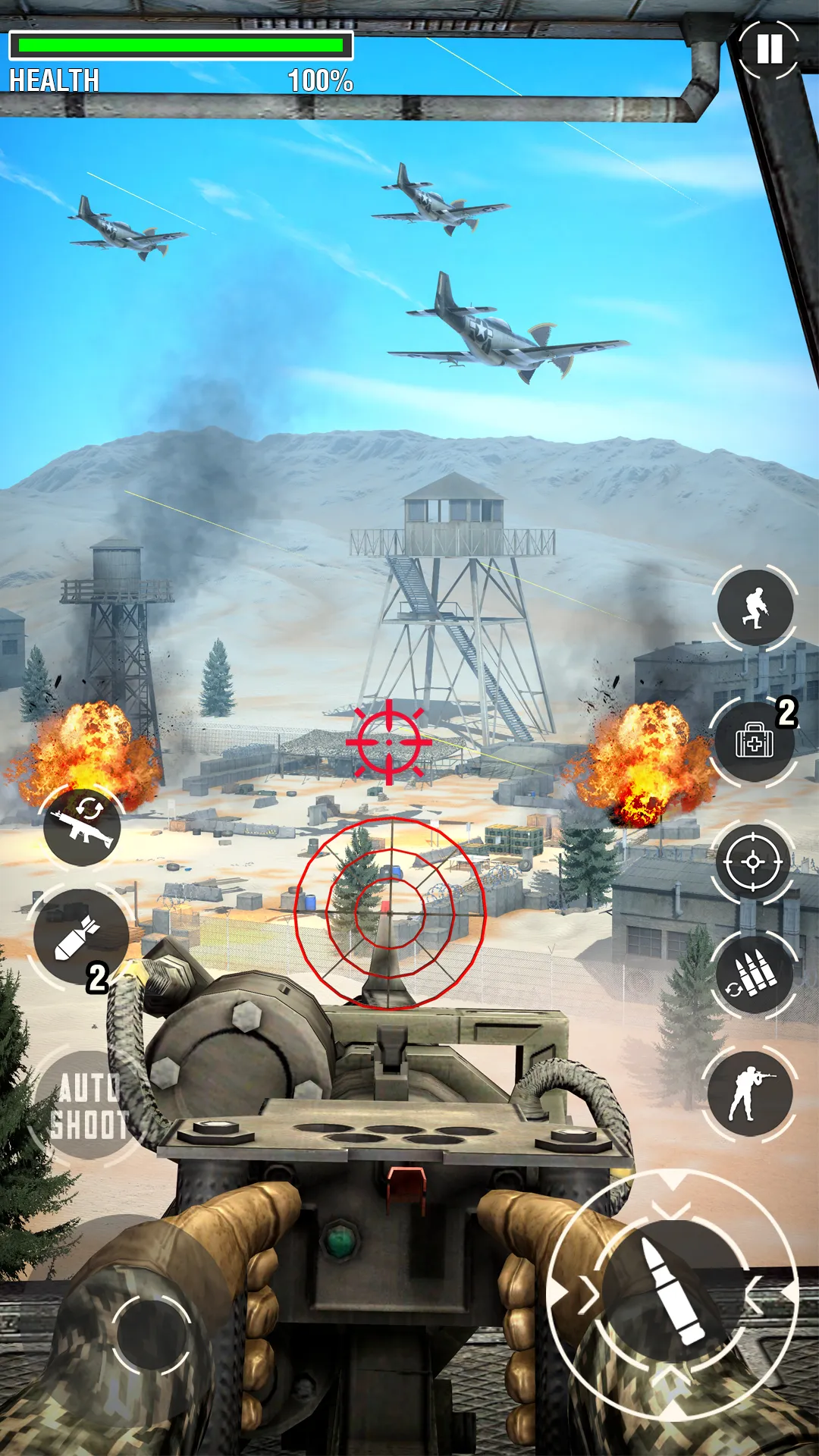 Machine Gun Games: War Shooter | Indus Appstore | Screenshot