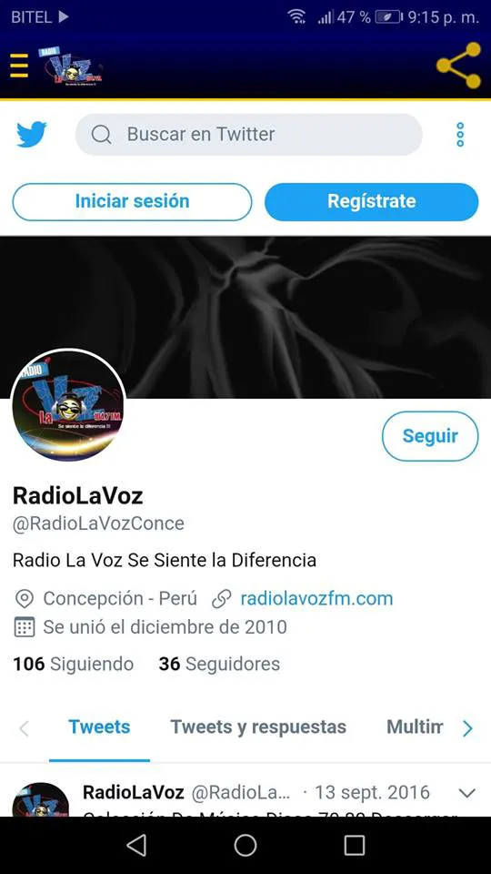 Radio La Voz | Indus Appstore | Screenshot