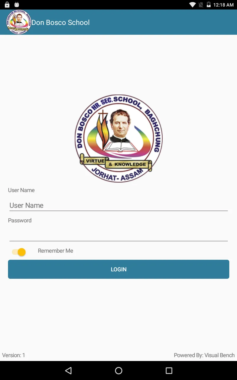 Don Bosco School Baghchung | Indus Appstore | Screenshot