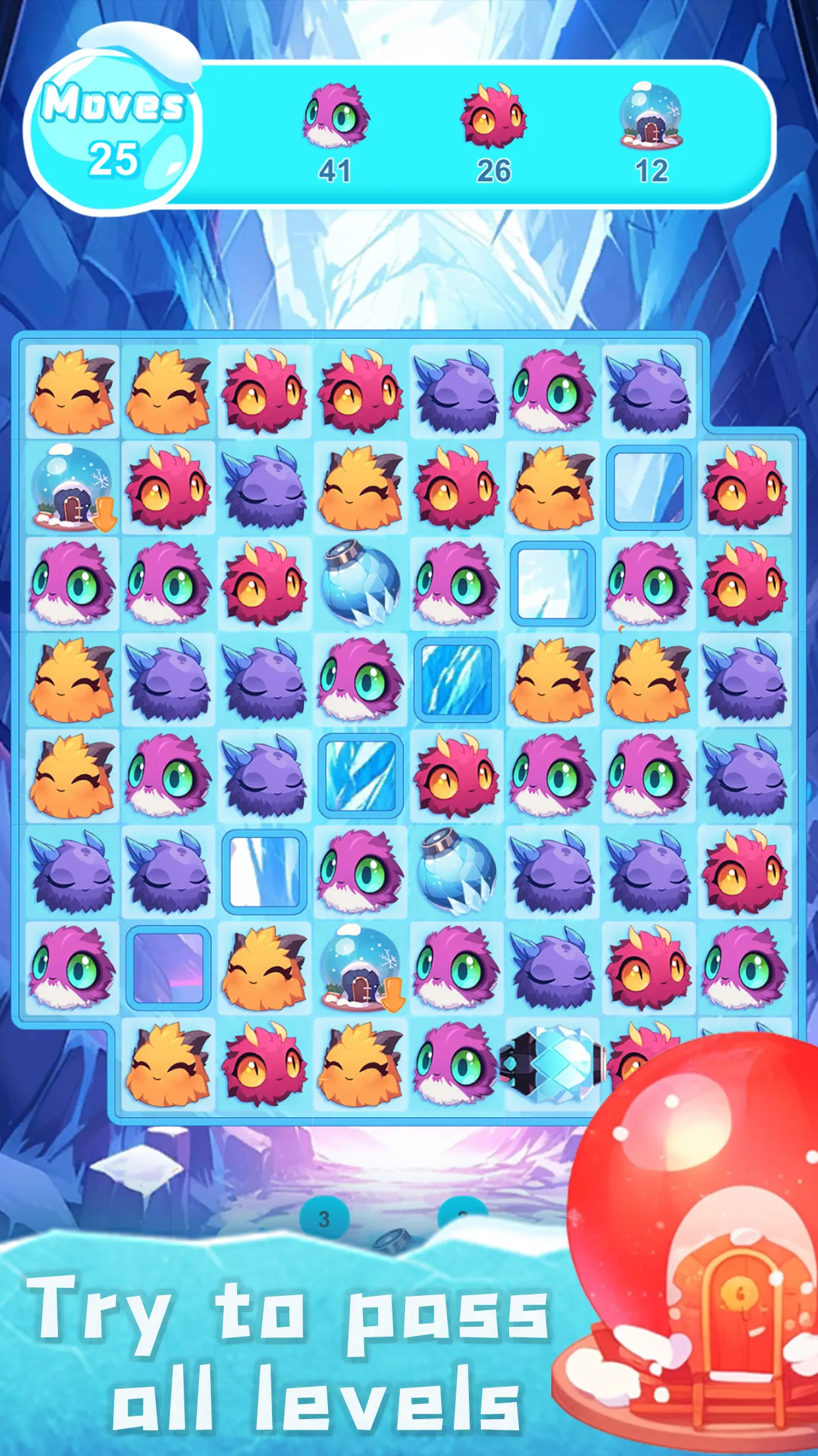 Ice Blast - Match-3 Adventure | Indus Appstore | Screenshot