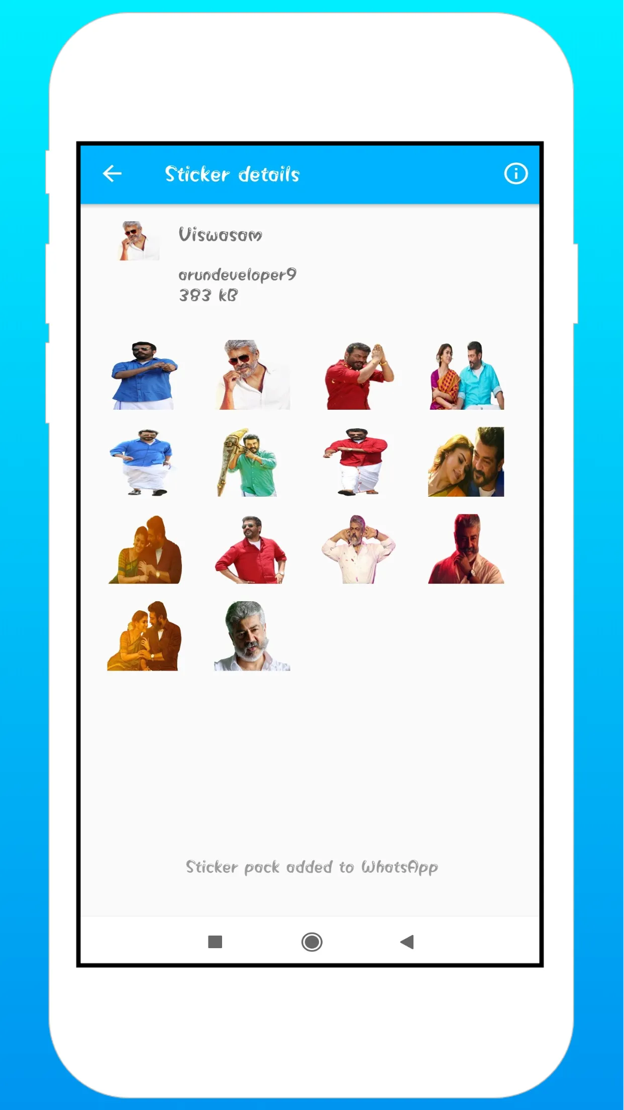 Thala Ajith Stickers | Indus Appstore | Screenshot