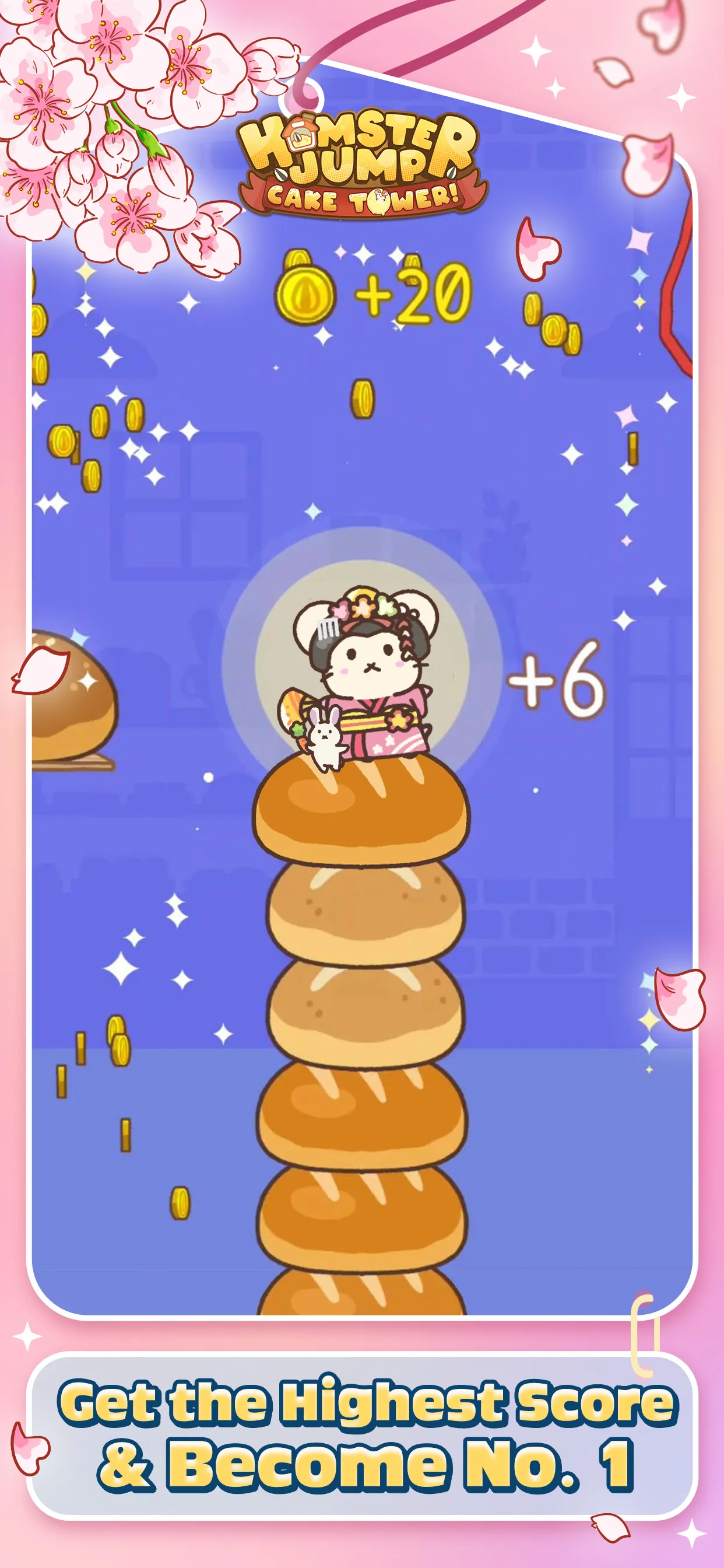 Hamster Jump: Cake Tower! | Indus Appstore | Screenshot