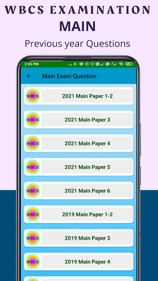 WBCS Question Paper | Indus Appstore | Screenshot