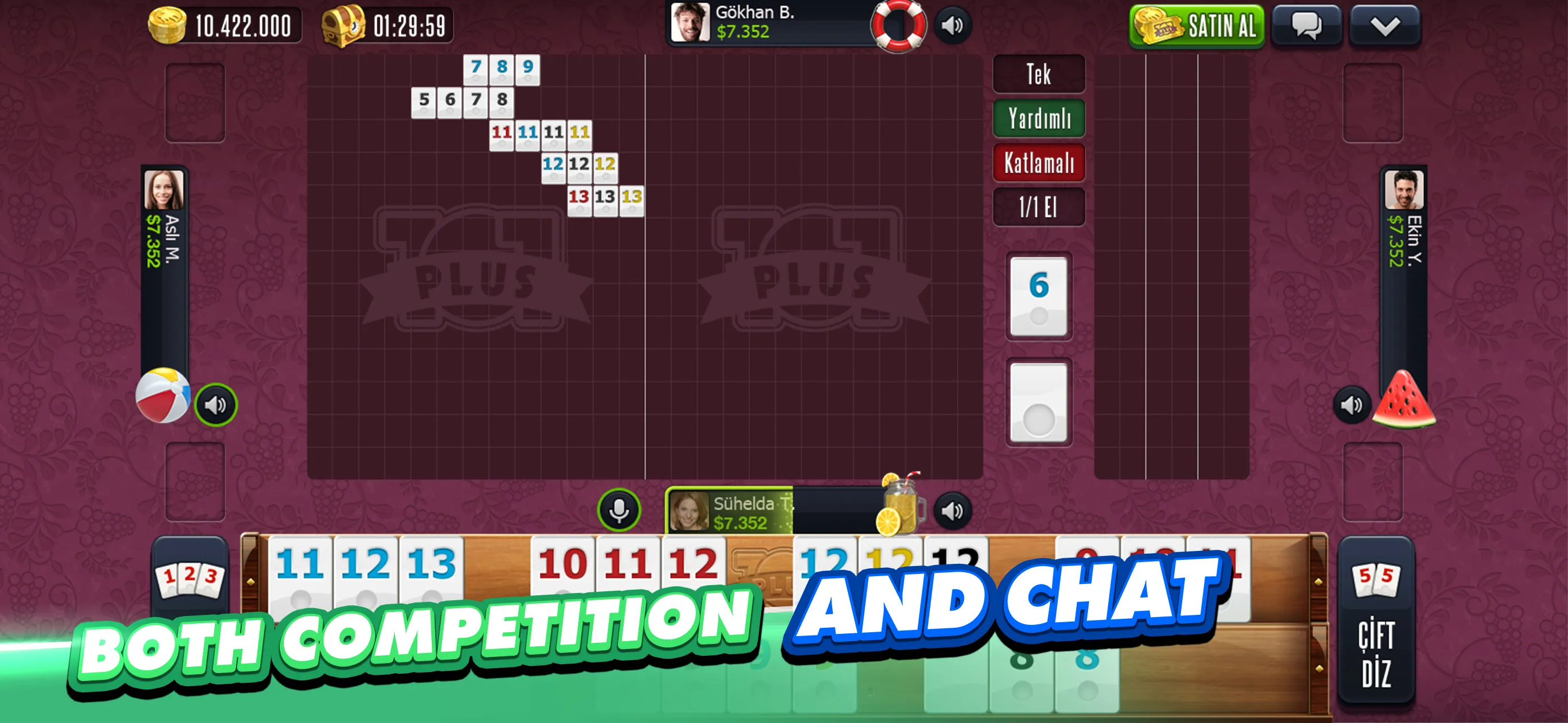 101 Okey Plus Rummy Board Game | Indus Appstore | Screenshot