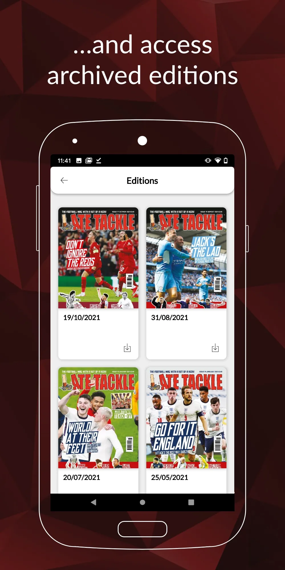 Late Tackle Magazine | Indus Appstore | Screenshot