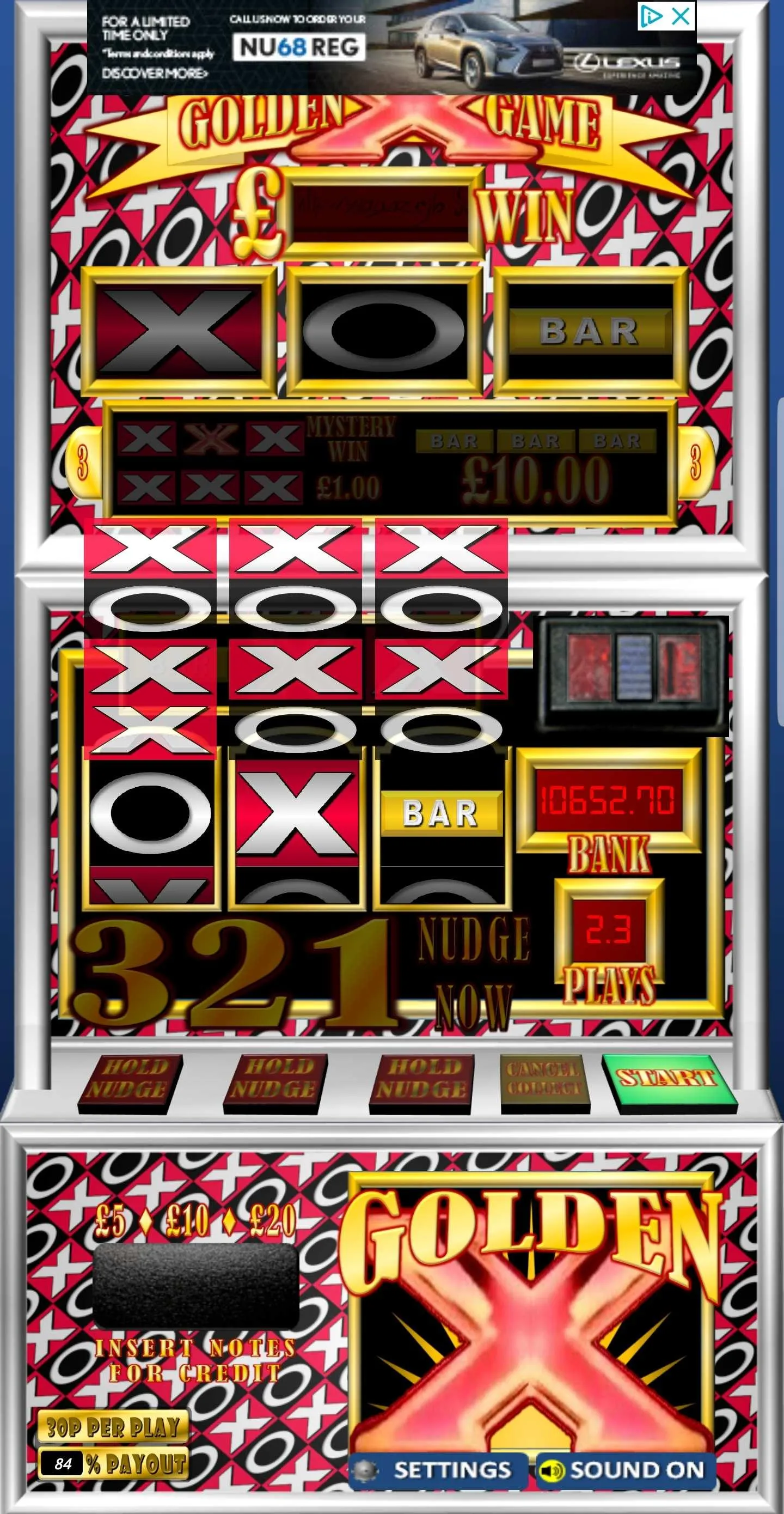 Golden X Game UK Slot Machine | Indus Appstore | Screenshot