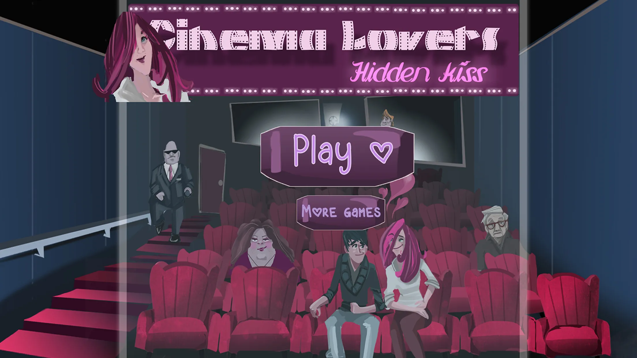 Cinema Lovers Hidden Kiss | Indus Appstore | Screenshot