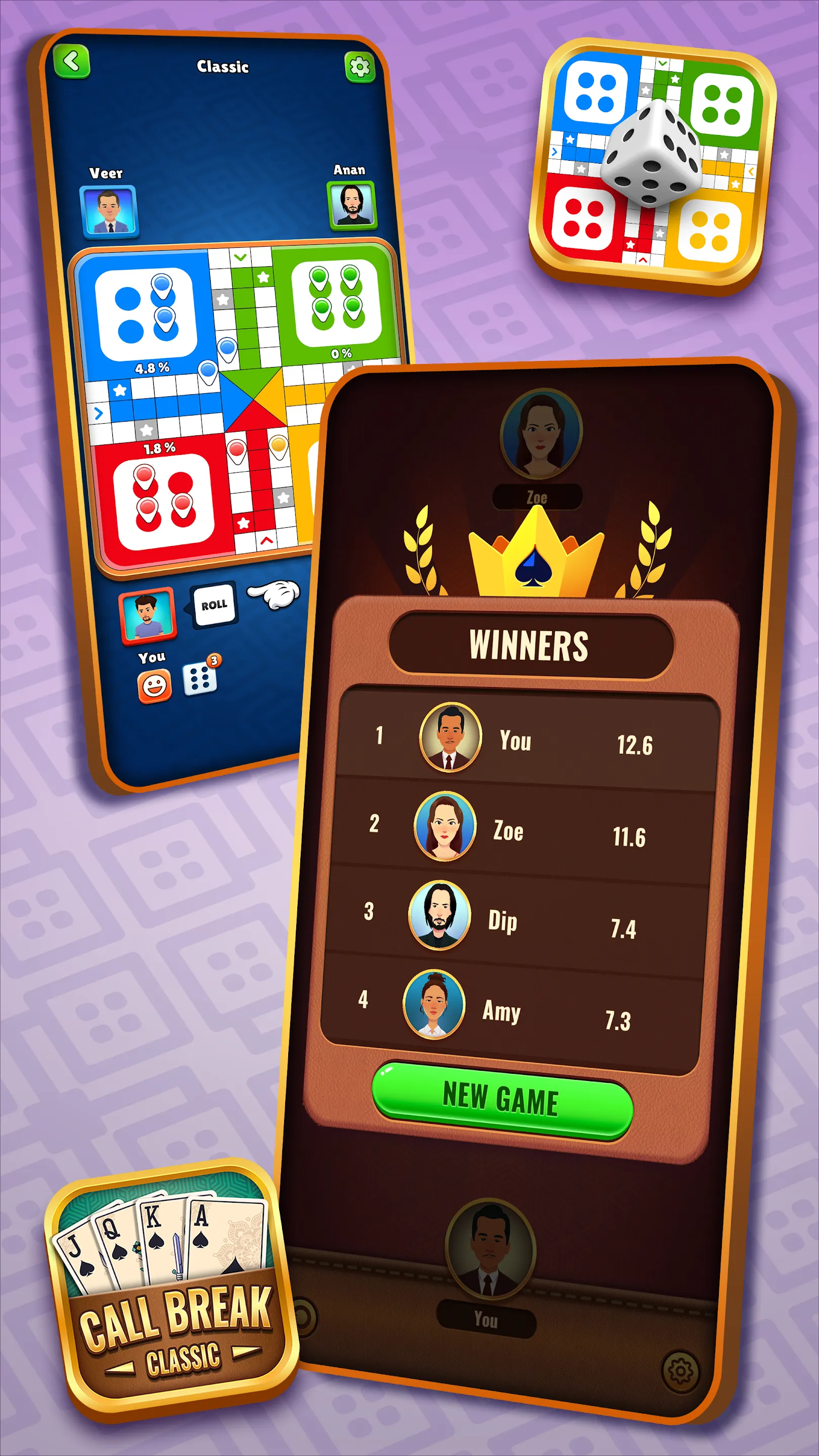 Call Break, 29, Ludo Game Pack | Indus Appstore | Screenshot