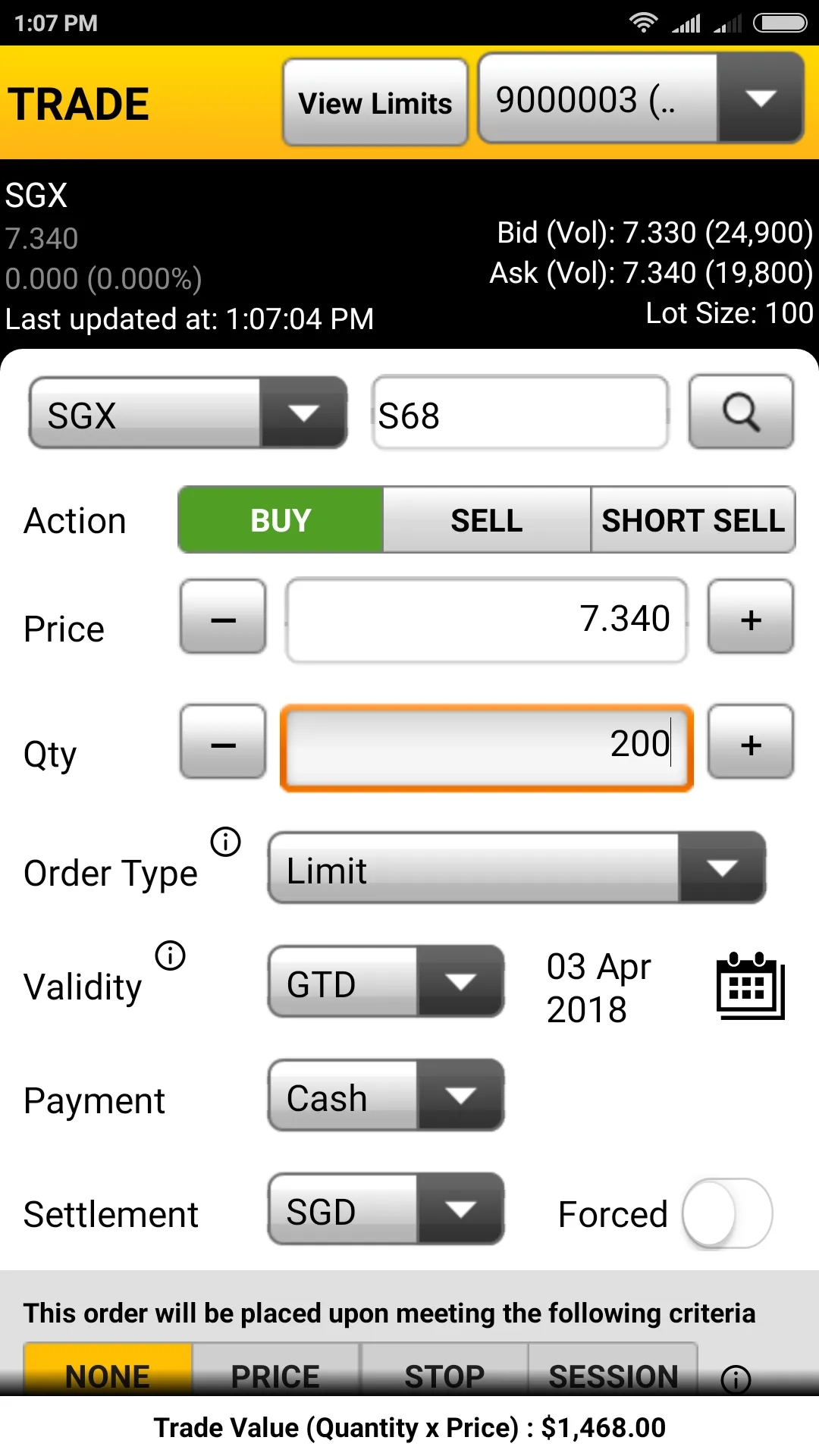 Trade SG | Indus Appstore | Screenshot