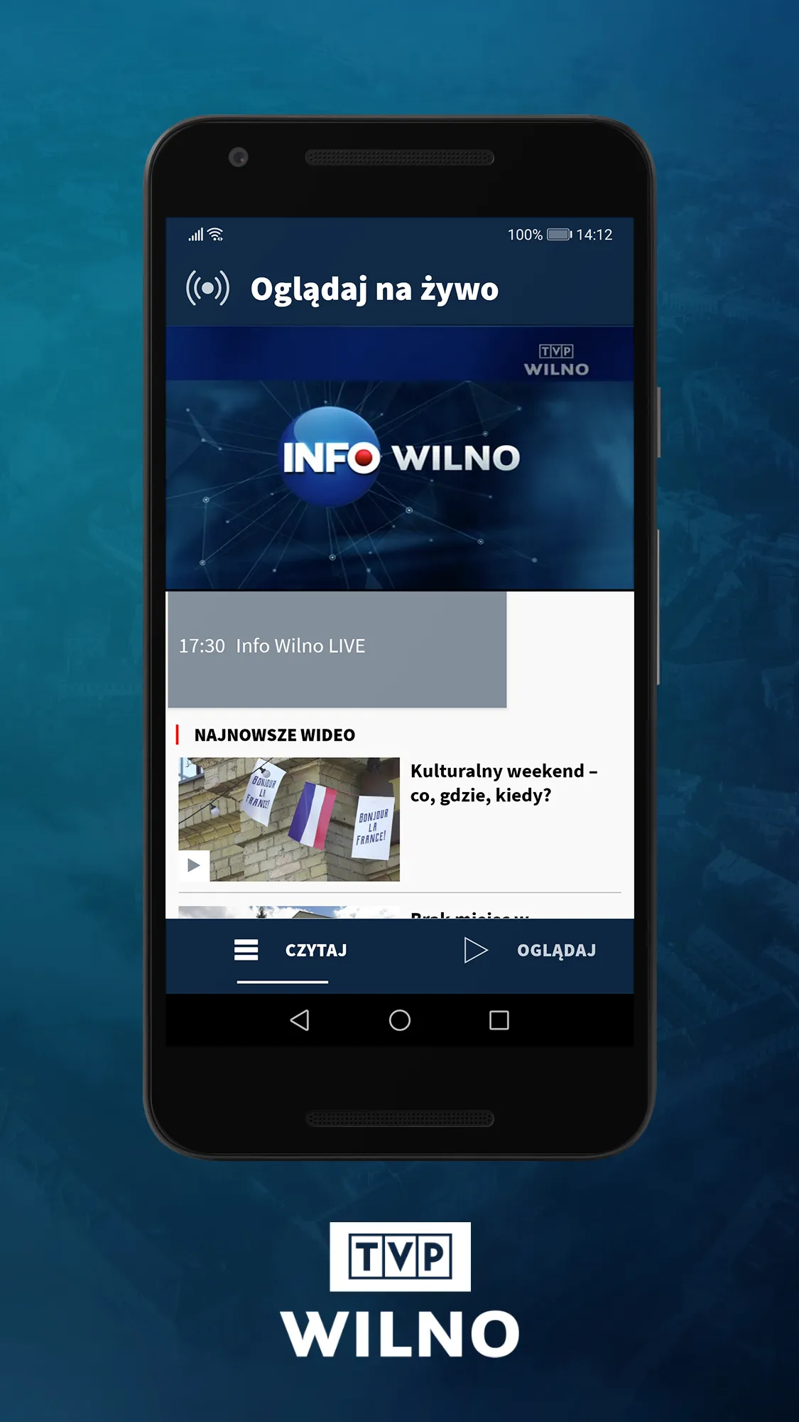 TVP Wilno | Indus Appstore | Screenshot