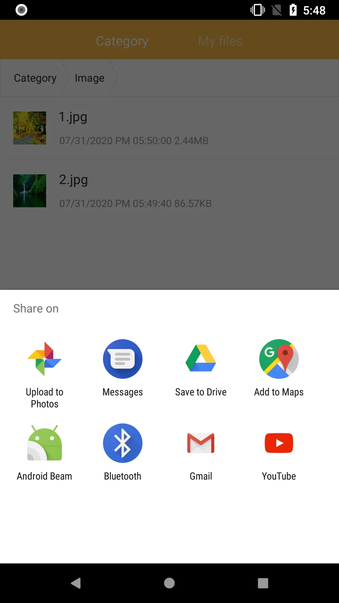 MyFiles | Indus Appstore | Screenshot