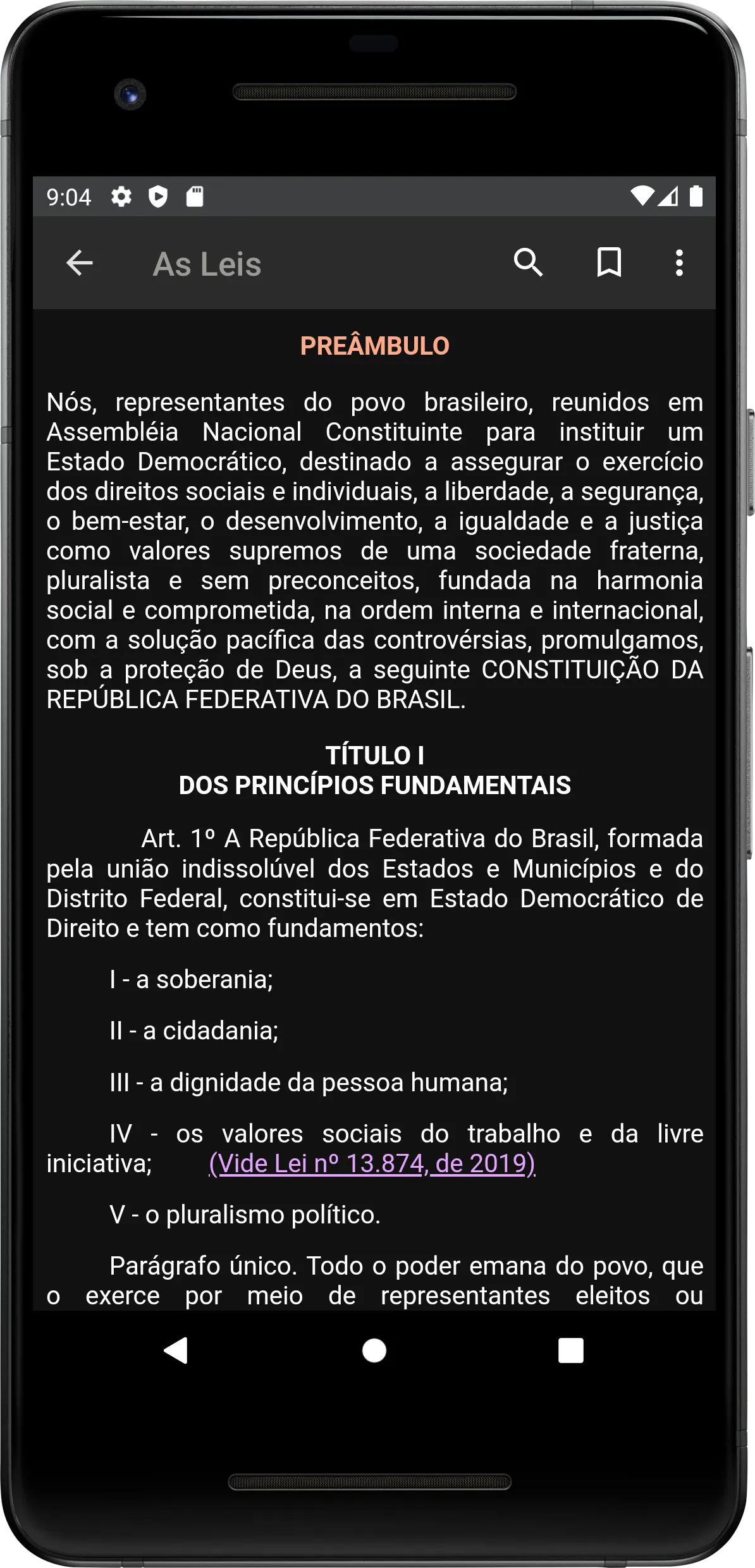 AsLeis - Legislação | Indus Appstore | Screenshot