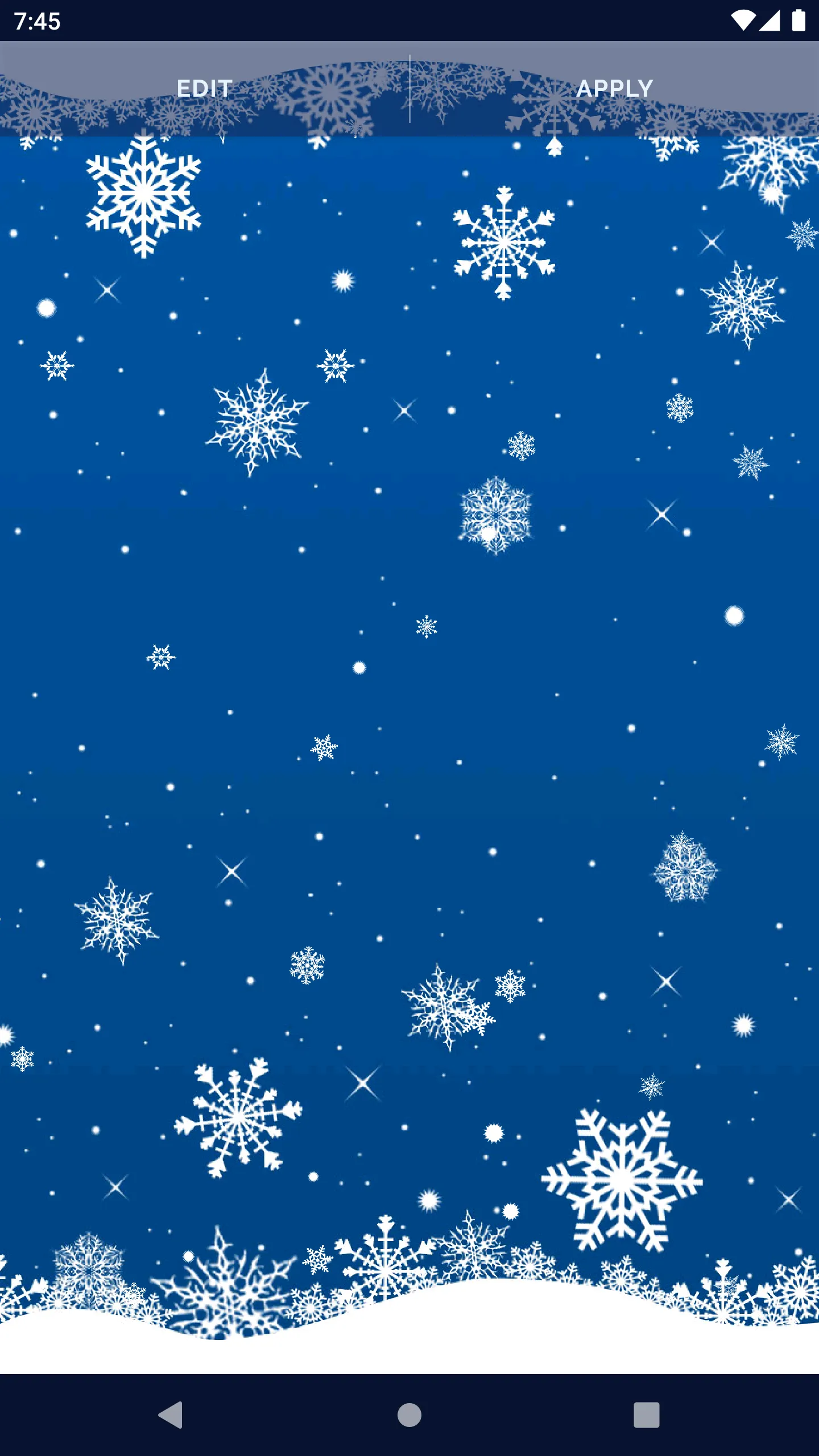 Ice Snowflakes Snow Wallpapers | Indus Appstore | Screenshot