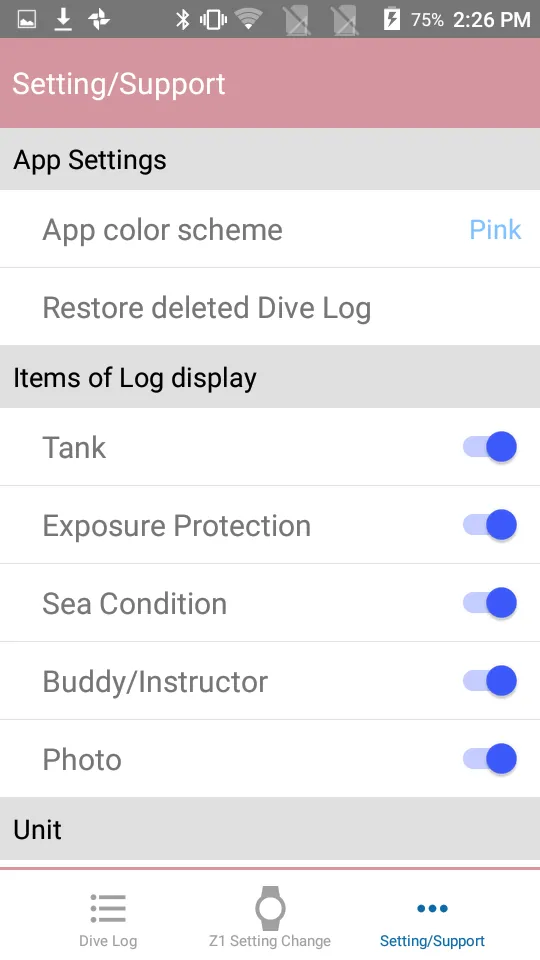 Z dive log  Manage & Set SCUBA | Indus Appstore | Screenshot