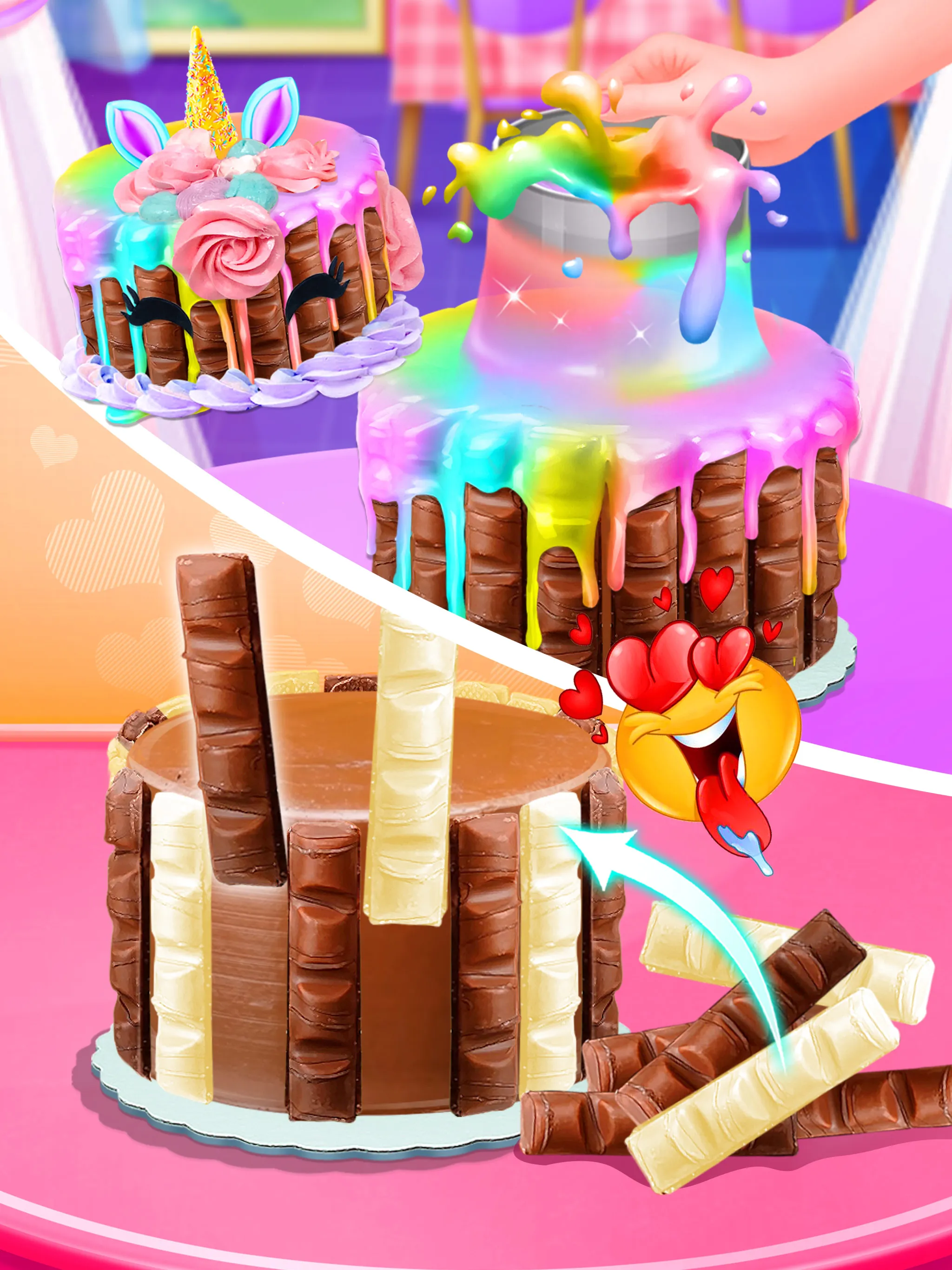 Rainbow Unicorn Cake | Indus Appstore | Screenshot