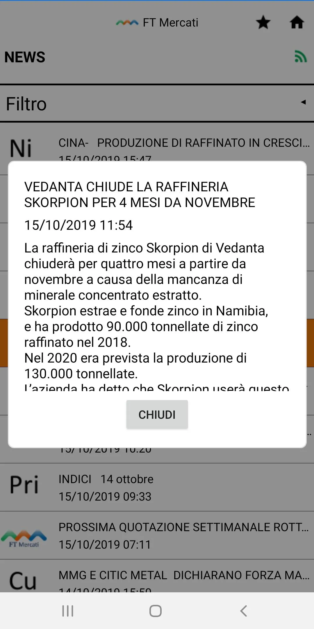 FT Mercati | Indus Appstore | Screenshot