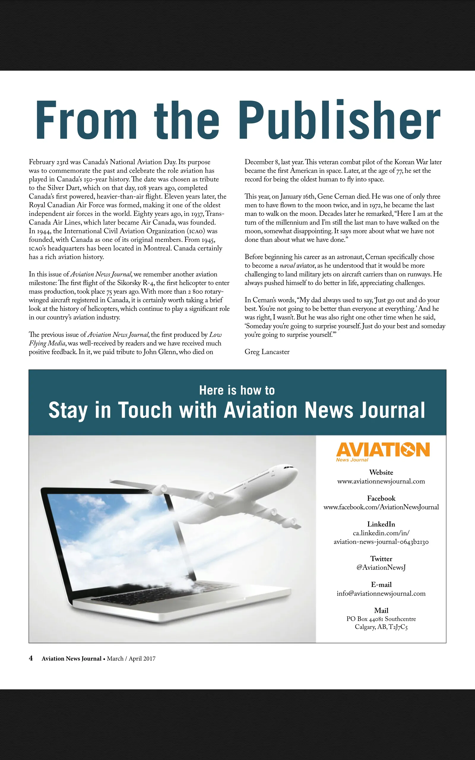 Aviation News Journal Magazine | Indus Appstore | Screenshot