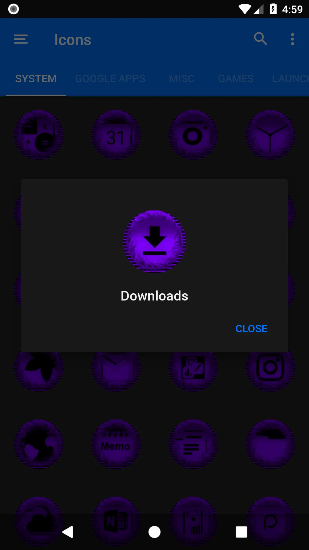 Purple Icon Pack Style 5 | Indus Appstore | Screenshot