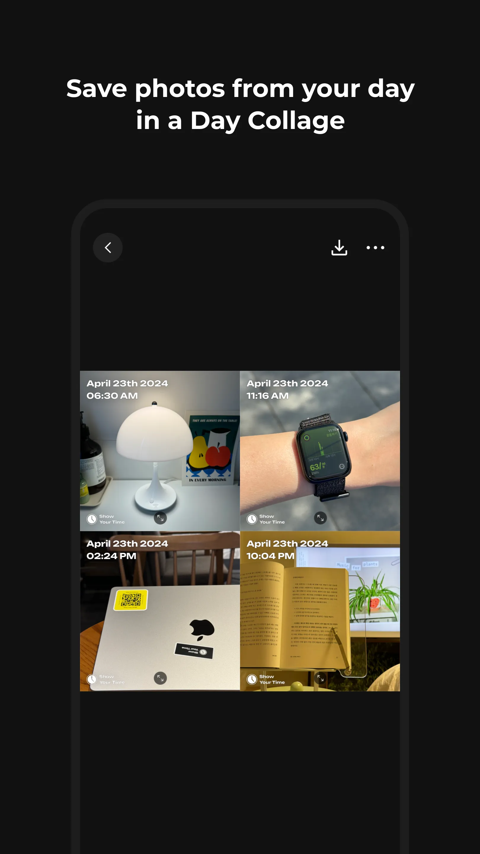 Timestamp Camera: ShowYourTime | Indus Appstore | Screenshot