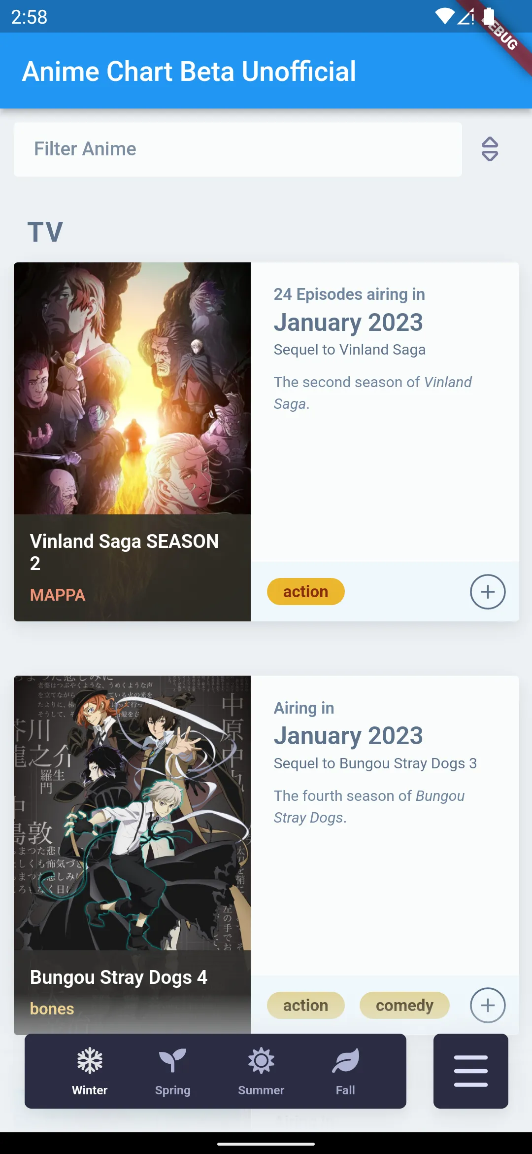 AniChart Beta Unofficial | Indus Appstore | Screenshot