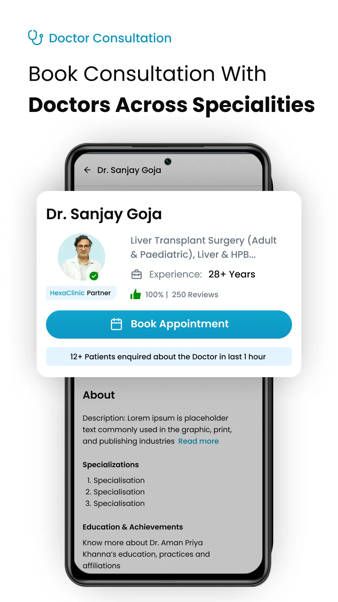 HexaHealth: Surgery Simplified | Indus Appstore | Screenshot