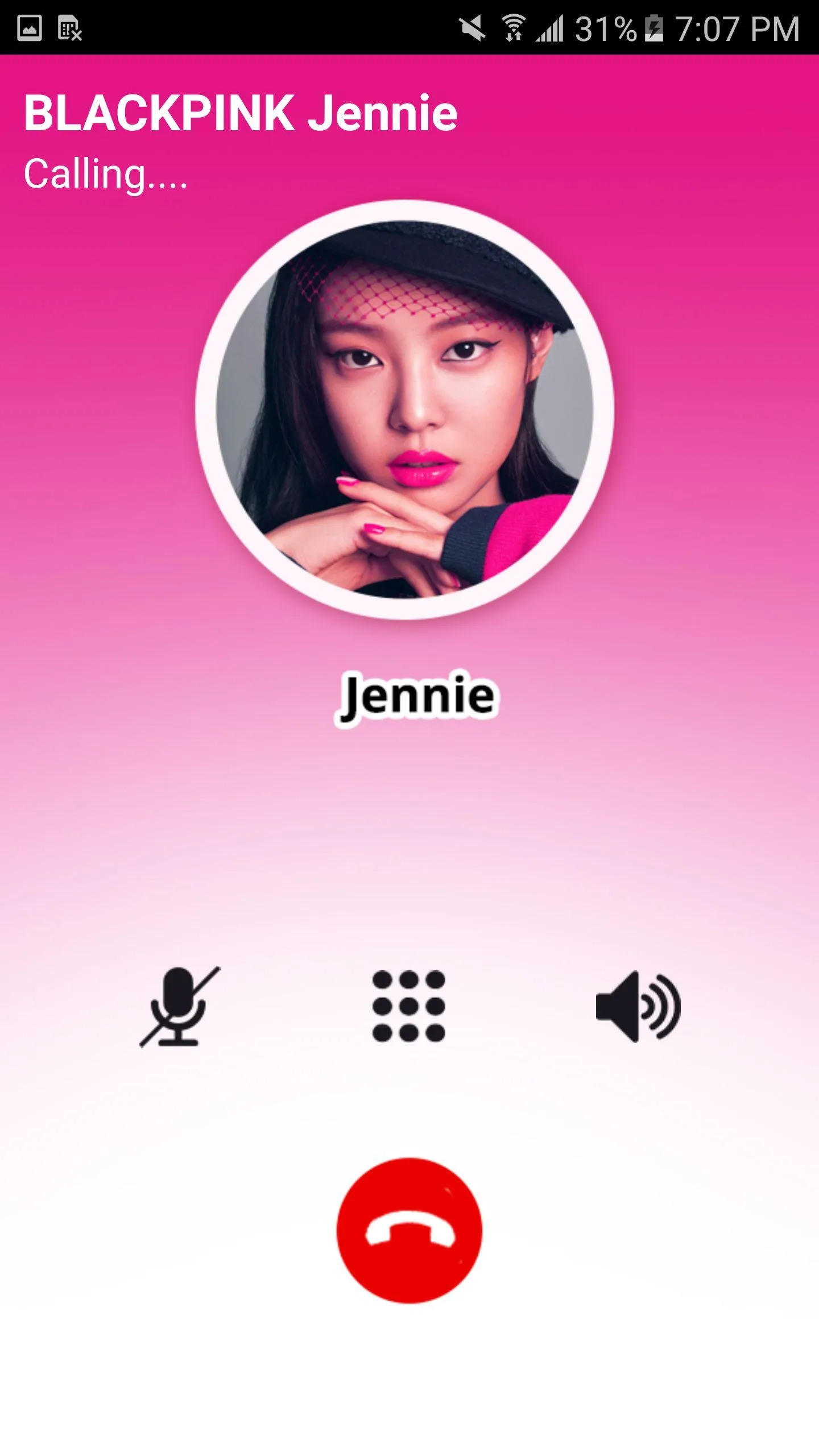 Jennie Black Pink Messenger -  | Indus Appstore | Screenshot