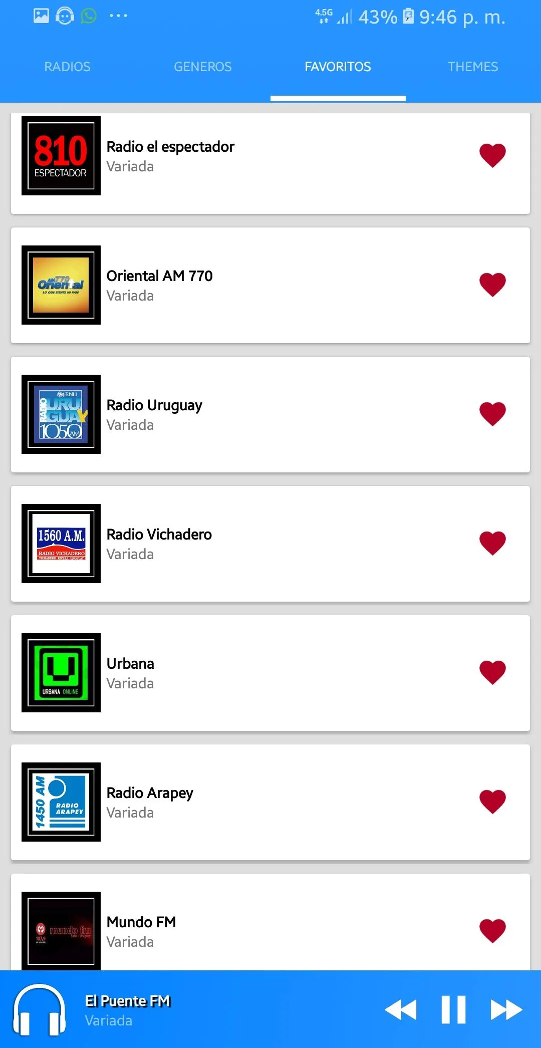 Radios de Uruguay | Indus Appstore | Screenshot