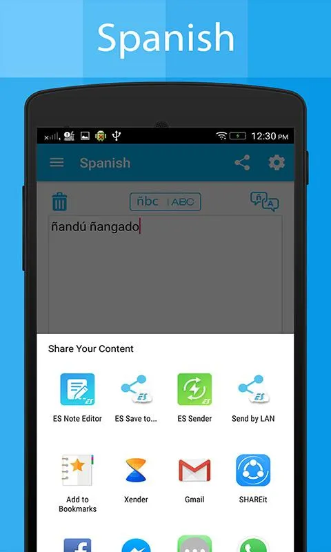 Spanish Keyboard & Translator | Indus Appstore | Screenshot