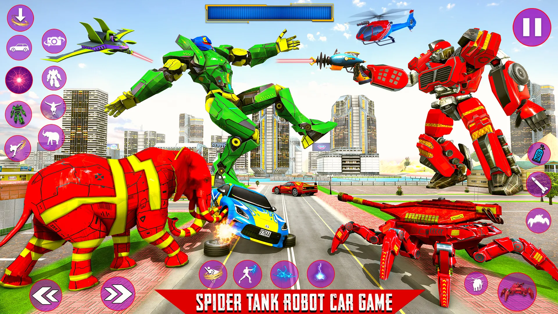 Spider Mech Wars - Robot Game | Indus Appstore | Screenshot