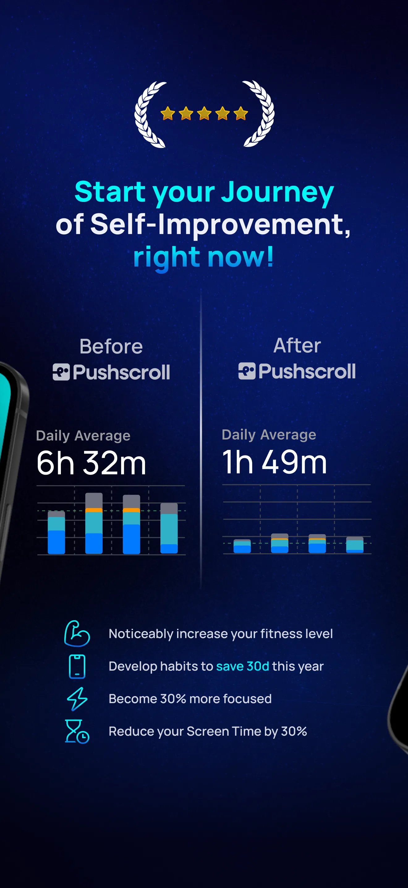 Pushscroll: Screen-Time Gym | Indus Appstore | Screenshot