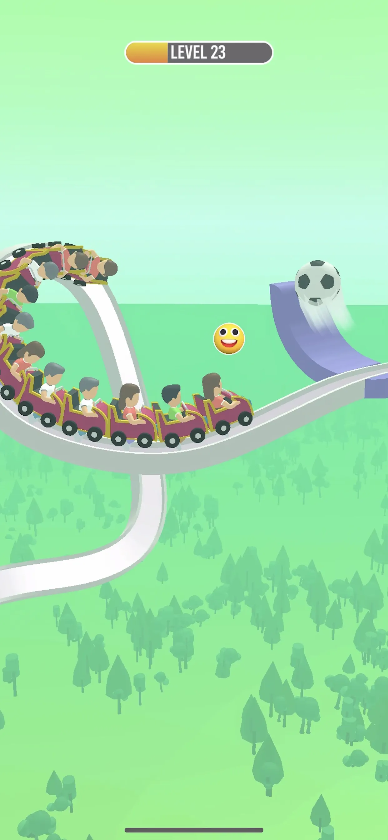 Cart Crash: Roller Coaster | Indus Appstore | Screenshot