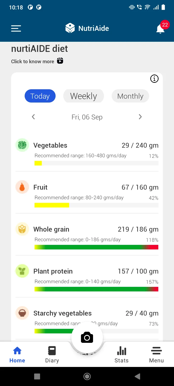 NutriAide | Indus Appstore | Screenshot