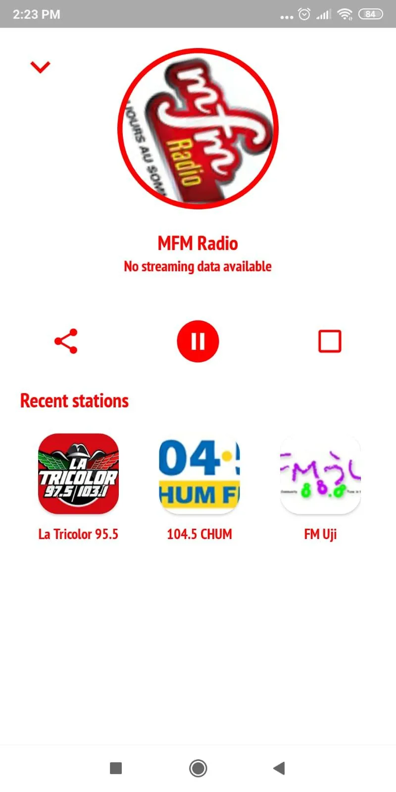 MFM Radio Maroc Online | Indus Appstore | Screenshot