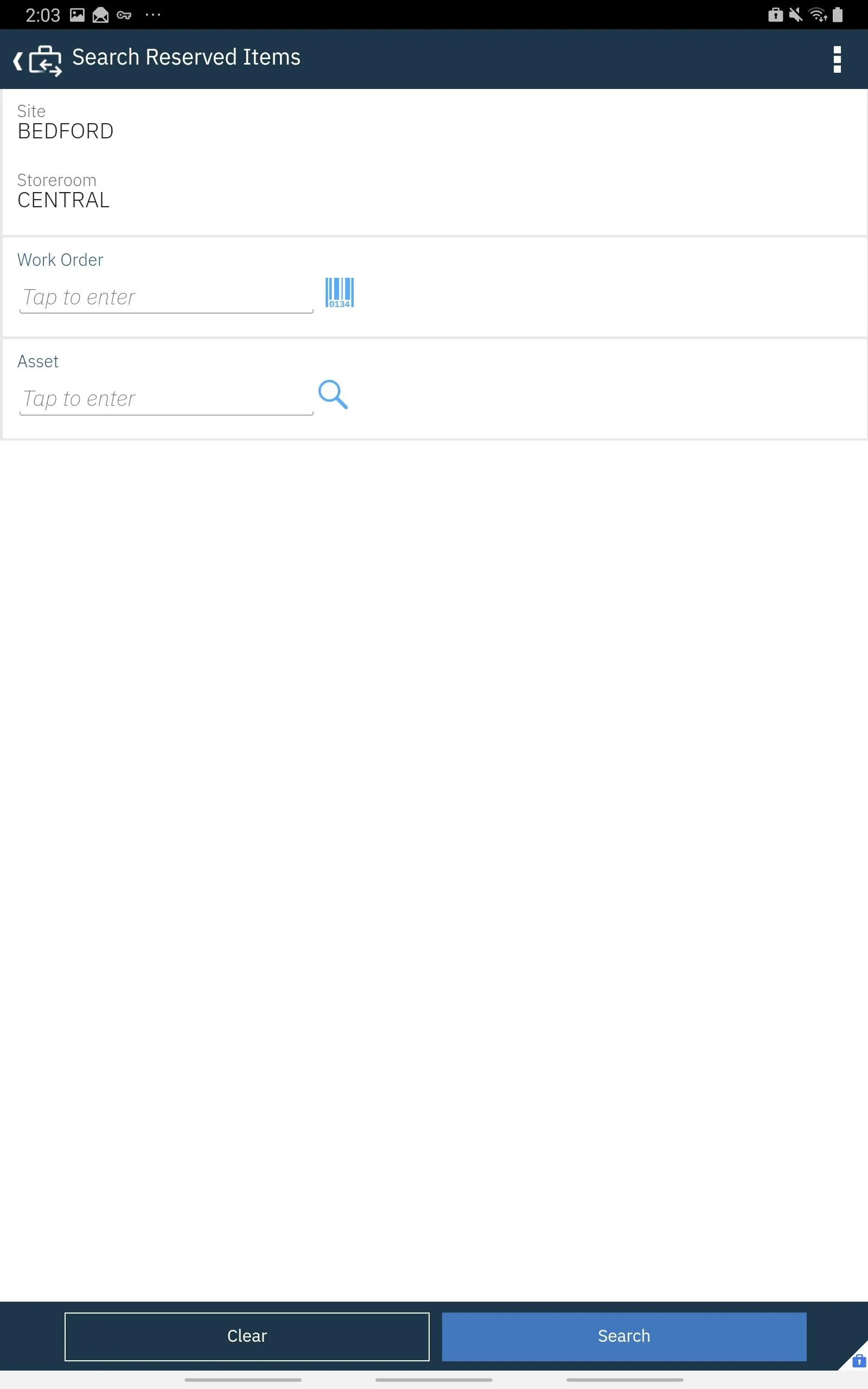 IBM Maximo Issues Returns | Indus Appstore | Screenshot