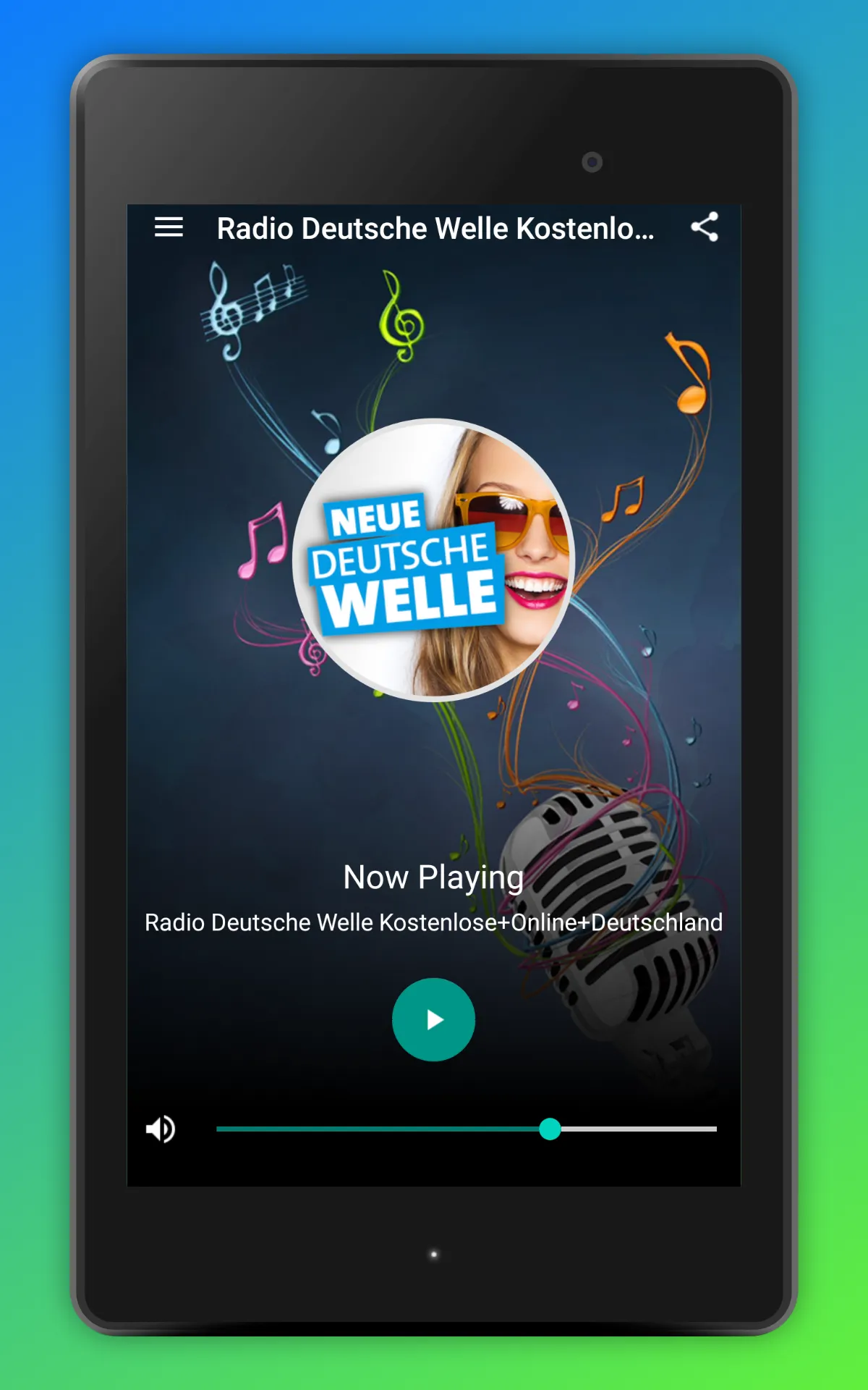 Radio Deutsche Welle App DE | Indus Appstore | Screenshot