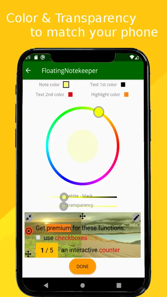 Floating Notekeeper | Indus Appstore | Screenshot