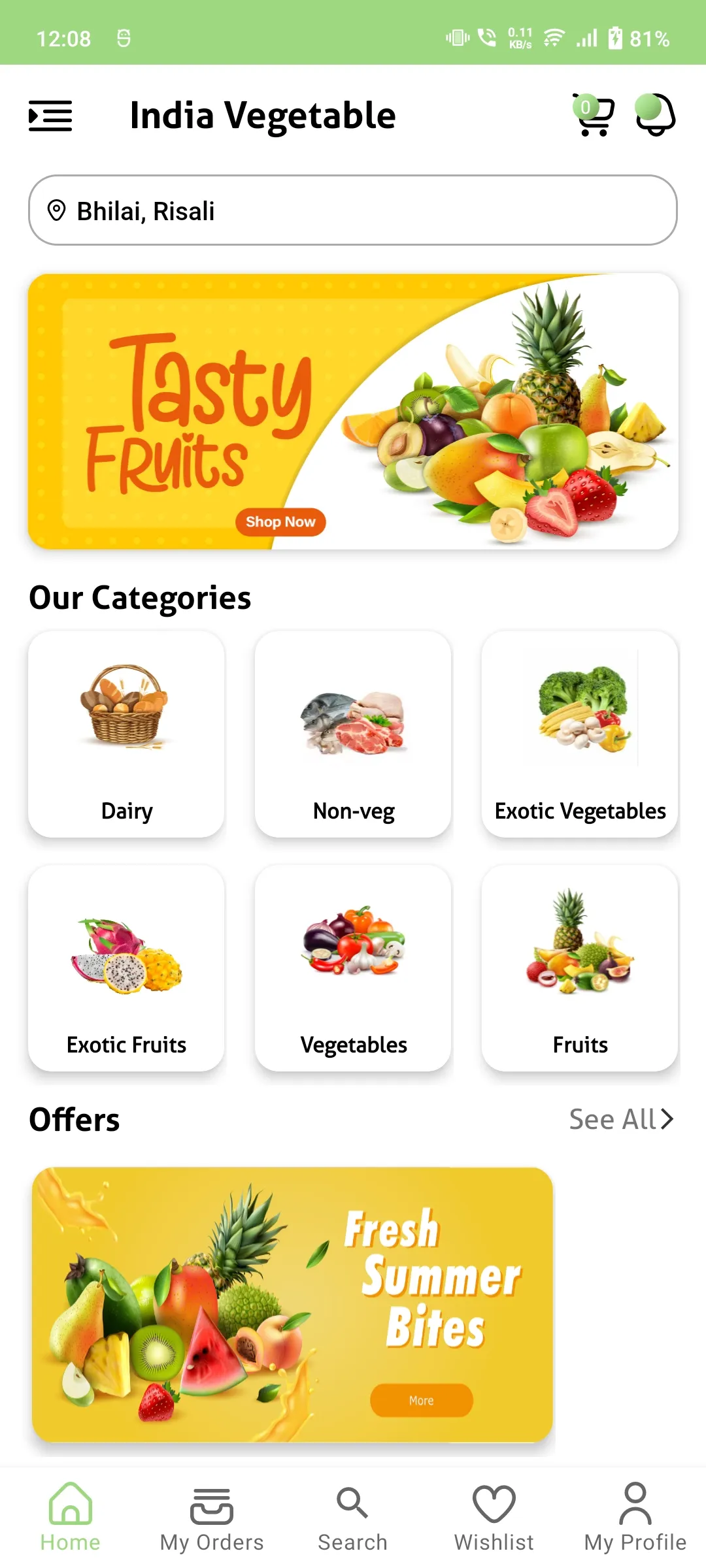 India Vegetable | Indus Appstore | Screenshot