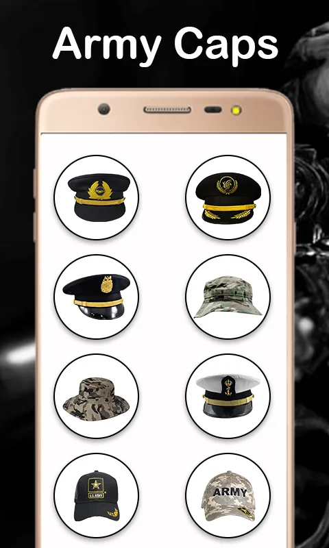 Army Cap Photo Editor | Indus Appstore | Screenshot