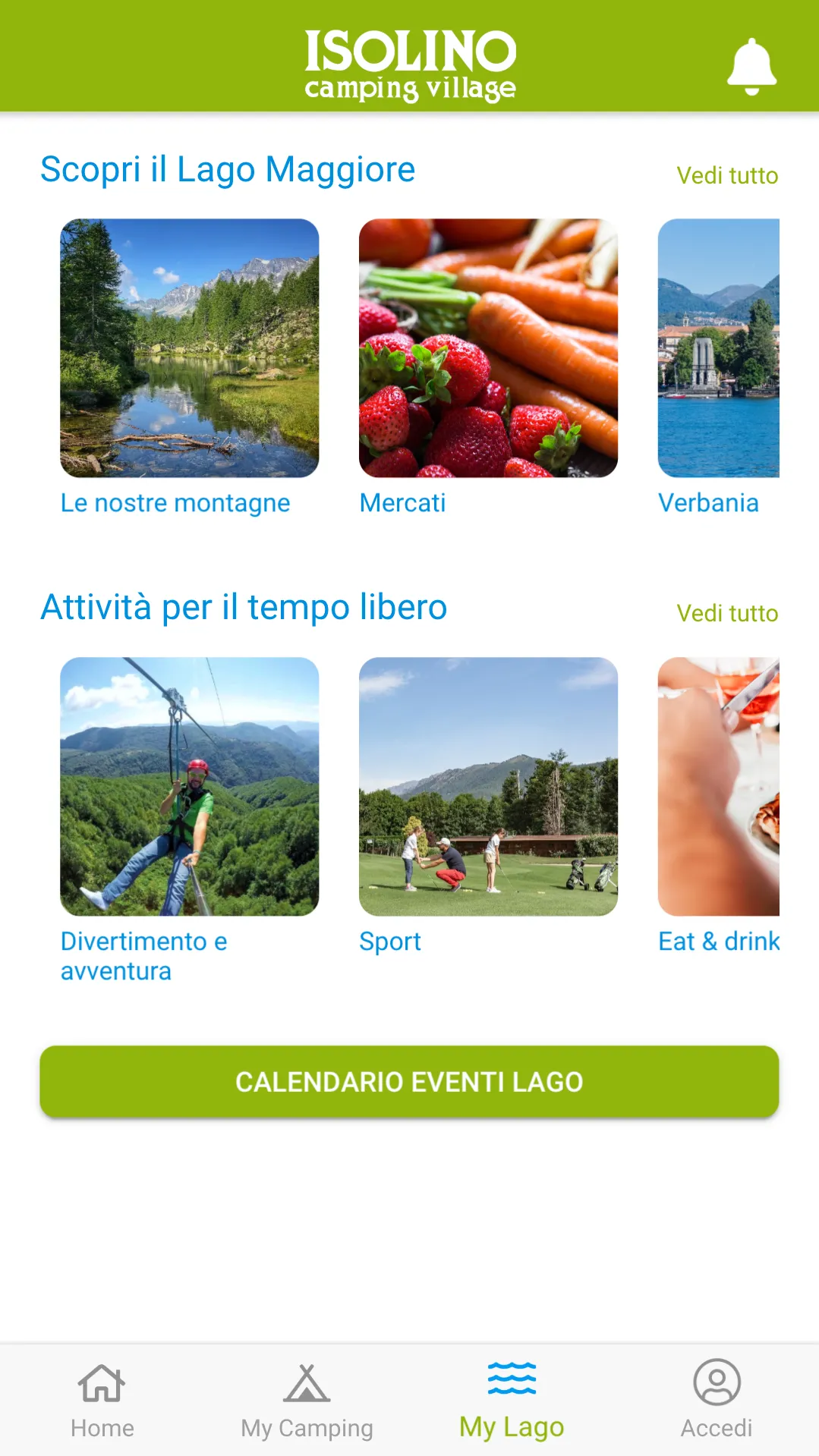 Camping Isolino | Indus Appstore | Screenshot