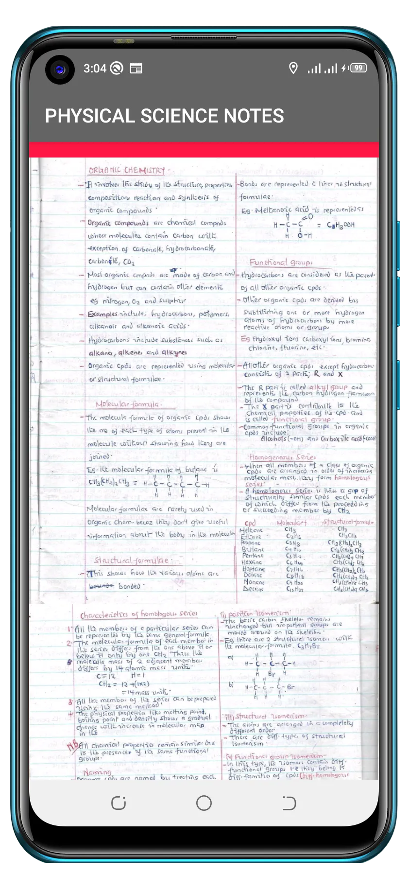 PHYSICAL SCIENCE NOTES | Indus Appstore | Screenshot