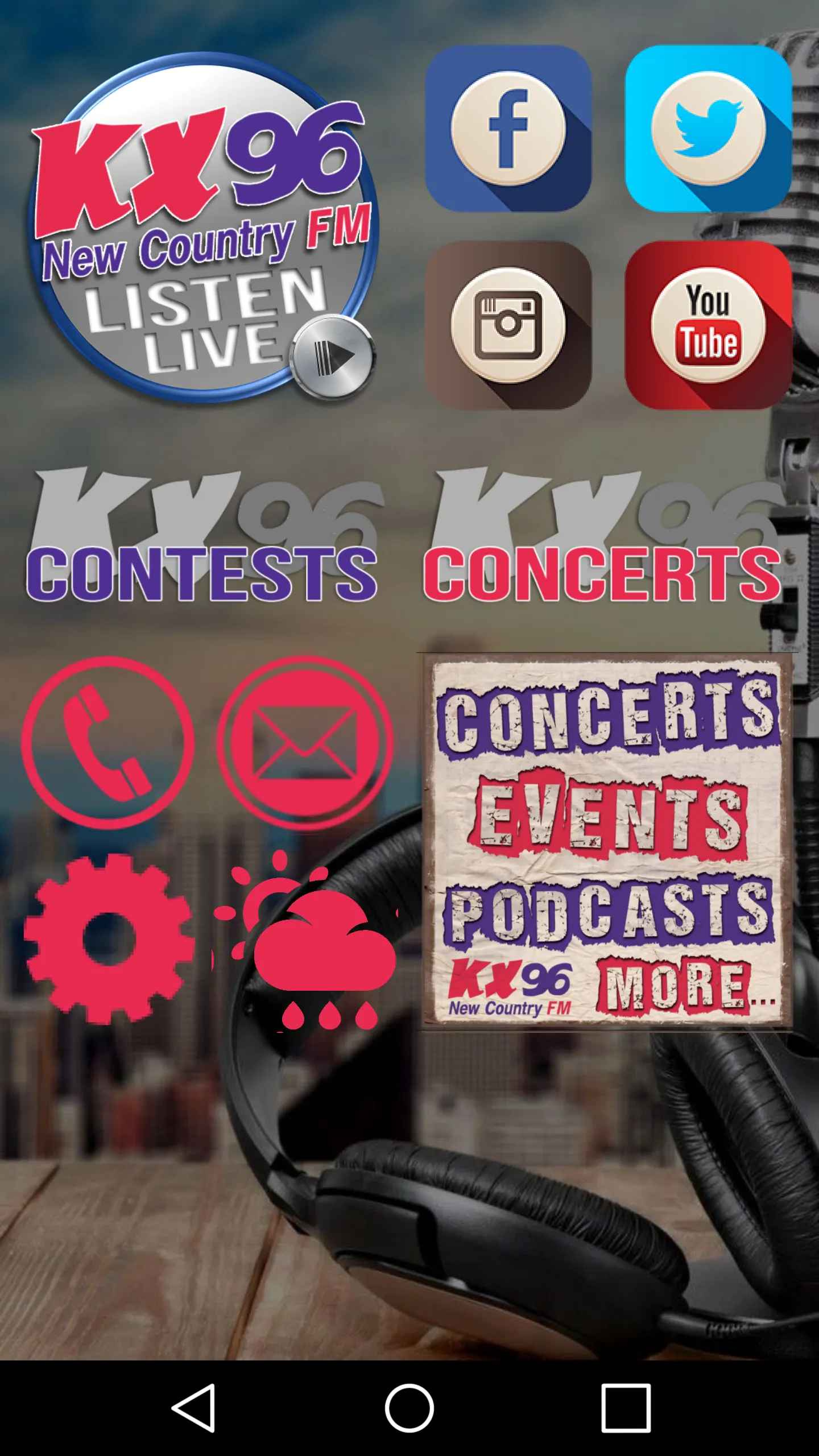 KX96 FM | Indus Appstore | Screenshot